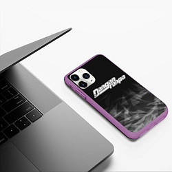 Чехол iPhone 11 Pro матовый DANGANRONPA, цвет: 3D-фиолетовый — фото 2