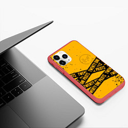 Чехол iPhone 11 Pro матовый 21 Pilots: Yellow Levitate, цвет: 3D-красный — фото 2