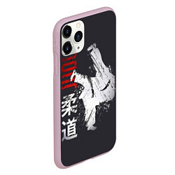 Чехол iPhone 11 Pro матовый Judo Warrior, цвет: 3D-розовый — фото 2