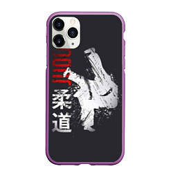 Чехол iPhone 11 Pro матовый Judo Warrior