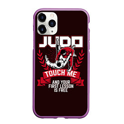 Чехол iPhone 11 Pro матовый Judo: Touch Me, цвет: 3D-фиолетовый