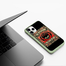 Чехол iPhone 11 Pro матовый The Offspring: Days Go By, цвет: 3D-салатовый — фото 2