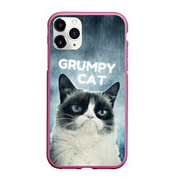 Чехол iPhone 11 Pro матовый Grumpy Cat