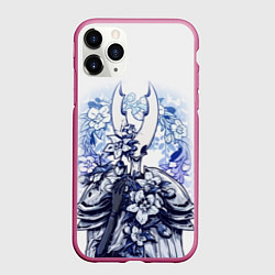 Чехол iPhone 11 Pro матовый Hollow Knight, цвет: 3D-малиновый