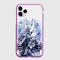Чехол iPhone 11 Pro матовый Hollow Knight, цвет: 3D-фиолетовый