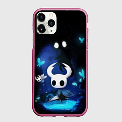 Чехол iPhone 11 Pro матовый Hollow Knight, цвет: 3D-малиновый