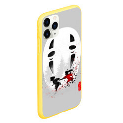 Чехол iPhone 11 Pro матовый Унесенные призраками, цвет: 3D-желтый — фото 2