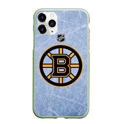 Чехол iPhone 11 Pro матовый Boston Bruins: Hot Ice