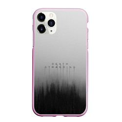 Чехол iPhone 11 Pro матовый Death Stranding Лес, цвет: 3D-розовый