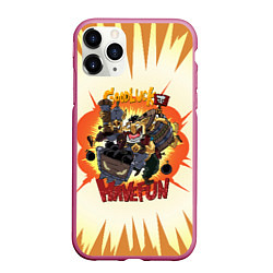 Чехол iPhone 11 Pro матовый Techies габен - Have Fun!, цвет: 3D-малиновый