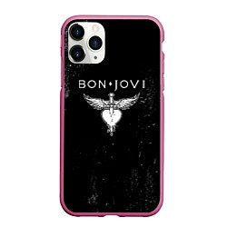 Чехол iPhone 11 Pro матовый Bon Jovi