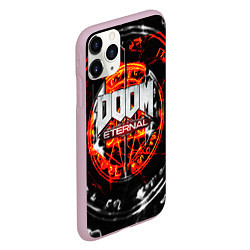 Чехол iPhone 11 Pro матовый DOOM ETERNAL, цвет: 3D-розовый — фото 2