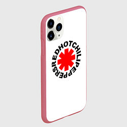 Чехол iPhone 11 Pro матовый RED HOT CHILI PEPPERS, цвет: 3D-малиновый — фото 2