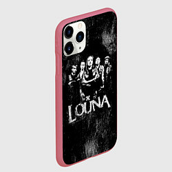Чехол iPhone 11 Pro матовый Louna, цвет: 3D-малиновый — фото 2