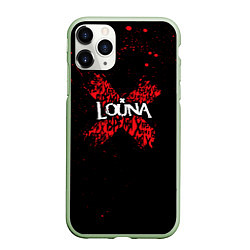 Чехол iPhone 11 Pro матовый Louna, цвет: 3D-салатовый