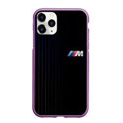 Чехол iPhone 11 Pro матовый BMW, цвет: 3D-фиолетовый