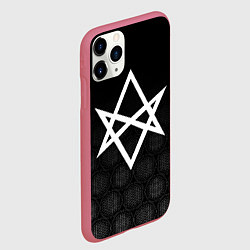 Чехол iPhone 11 Pro матовый BRING ME THE HORIZON, цвет: 3D-малиновый — фото 2