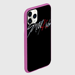 Чехол iPhone 11 Pro матовый Stray Kids, цвет: 3D-фиолетовый — фото 2