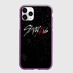 Чехол iPhone 11 Pro матовый STRAY KIDS, цвет: 3D-фиолетовый