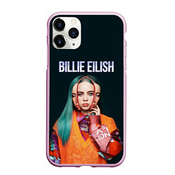 Чехол iPhone 11 Pro матовый BILLIE EILISH, цвет: 3D-розовый