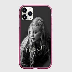 Чехол iPhone 11 Pro матовый Billie Eilish fak off