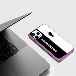 Чехол iPhone 11 Pro матовый BILLIE EILISH, цвет: 3D-фиолетовый — фото 2