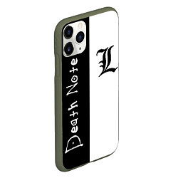 Чехол iPhone 11 Pro матовый Death Note 2, цвет: 3D-темно-зеленый — фото 2