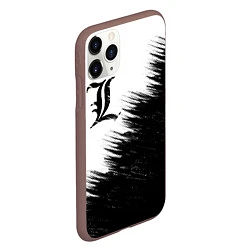 Чехол iPhone 11 Pro матовый Death Note 5, цвет: 3D-коричневый — фото 2