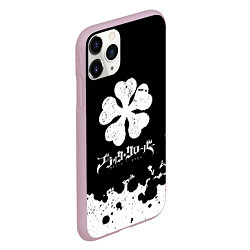 Чехол iPhone 11 Pro матовый ЧЁРНЫЙ КЛЕВЕР, цвет: 3D-розовый — фото 2