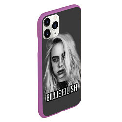 Чехол iPhone 11 Pro матовый BILLIE EILISH, цвет: 3D-фиолетовый — фото 2