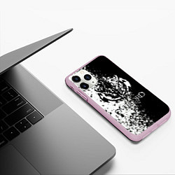 Чехол iPhone 11 Pro матовый Overlord, цвет: 3D-розовый — фото 2