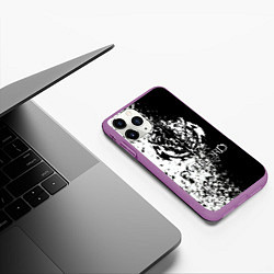 Чехол iPhone 11 Pro матовый Overlord, цвет: 3D-фиолетовый — фото 2