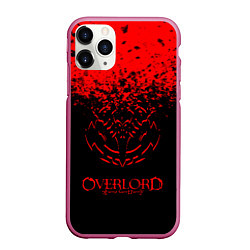 Чехол iPhone 11 Pro матовый Overlord, цвет: 3D-малиновый