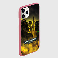 Чехол iPhone 11 Pro матовый Warhammer 40K - Космические Десантники, цвет: 3D-малиновый — фото 2