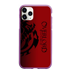 Чехол iPhone 11 Pro матовый Overlord, цвет: 3D-фиолетовый