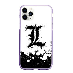 Чехол iPhone 11 Pro матовый L letter snow