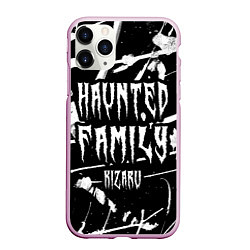 Чехол iPhone 11 Pro матовый KIZARU - HAUNTED FAMILY, цвет: 3D-розовый