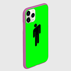 Чехол iPhone 11 Pro матовый BILLIE EILISH, цвет: 3D-фиолетовый — фото 2