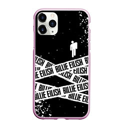 Чехол iPhone 11 Pro матовый BILLIE EILISH: Black Tape, цвет: 3D-розовый