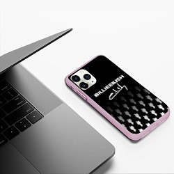 Чехол iPhone 11 Pro матовый Billie Eilish: Black Autograph, цвет: 3D-розовый — фото 2