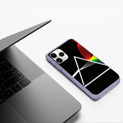 Чехол iPhone 11 Pro матовый PINK FLOYD, цвет: 3D-светло-сиреневый — фото 2