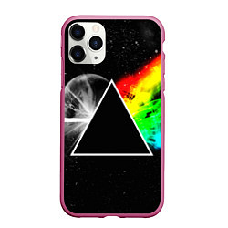 Чехол iPhone 11 Pro матовый PINK FLOYD, цвет: 3D-малиновый