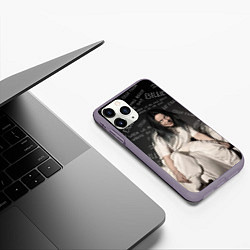 Чехол iPhone 11 Pro матовый BILLIE EILISH: Where Do We Go, цвет: 3D-серый — фото 2