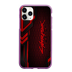 Чехол iPhone 11 Pro матовый Cyberpunk 2077