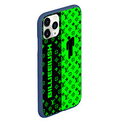 Чехол iPhone 11 Pro матовый BILLIE EILISH x LV Green, цвет: 3D-тёмно-синий — фото 2