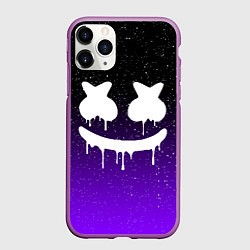 Чехол iPhone 11 Pro матовый MARSHMELLO, цвет: 3D-фиолетовый