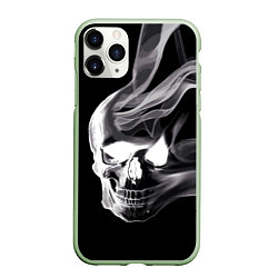 Чехол iPhone 11 Pro матовый Wind - smoky skull