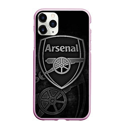 Чехол iPhone 11 Pro матовый Arsenal, цвет: 3D-розовый