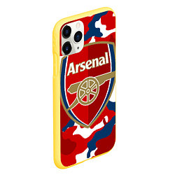 Чехол iPhone 11 Pro матовый Arsenal, цвет: 3D-желтый — фото 2