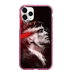 Чехол iPhone 11 Pro матовый Peaky Blinders Thomas Shelby, цвет: 3D-малиновый